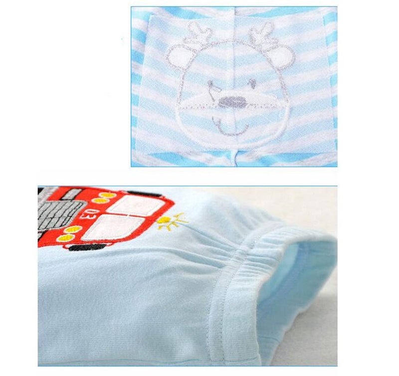 Monvecle Unisex Baby Multi Pieces Newborn to Toddler Cotton Long Pants Shorts Gift Sets (US, Age, 12 Months, 5pcs Random Color -Boy Shorts) - Image 4